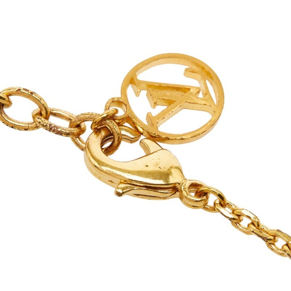LOUIS VUITTON Gold Necklace - Picture 4 of 7